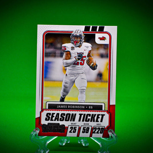 Raw Individual Card: 2021 Contenders Draft Picks Base Set - James Robinson (#72) - Hails Mary Cards