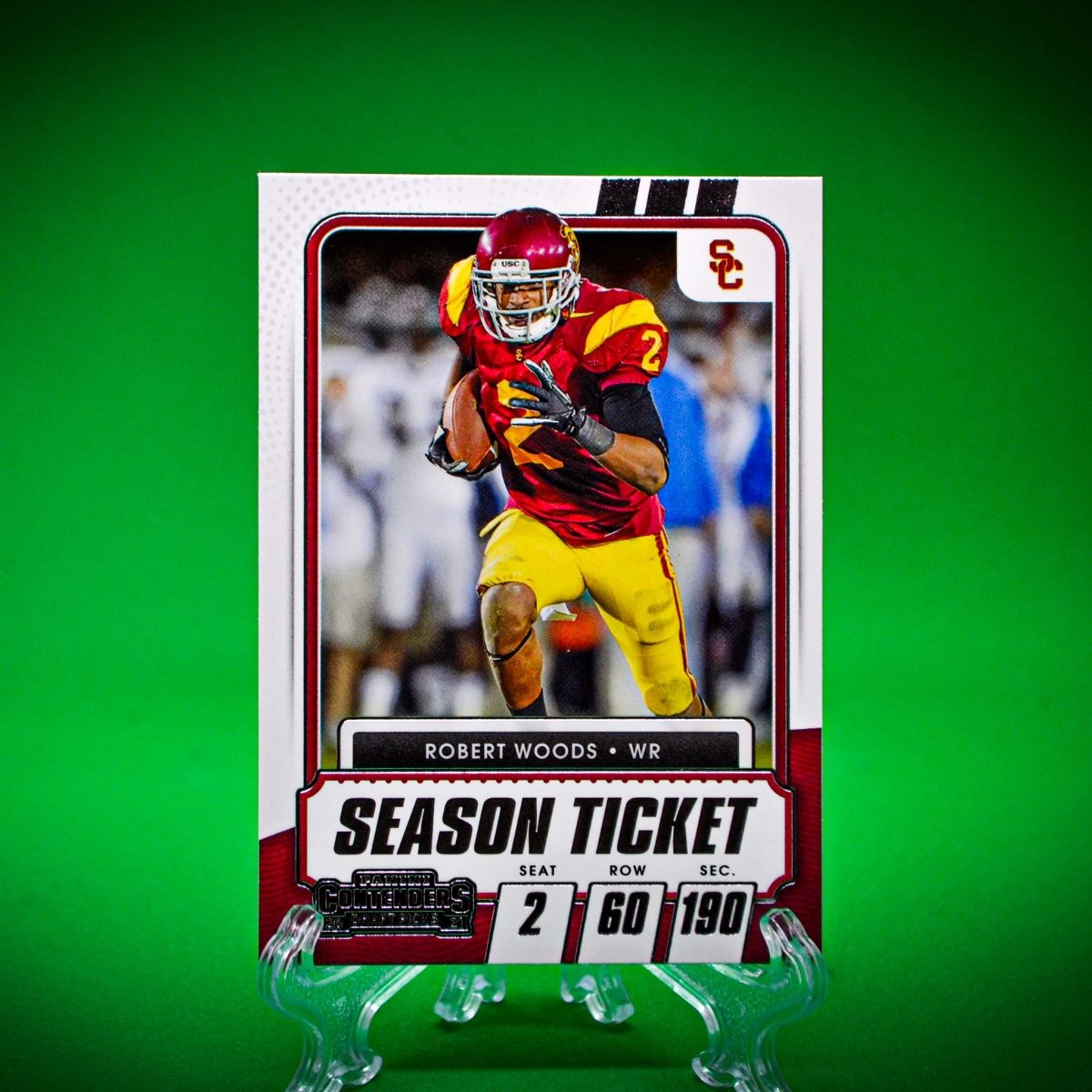 Raw Individual Card: 2021 Contenders Draft Picks Base Set - Robert Woods (#93) - Hails Mary Cards