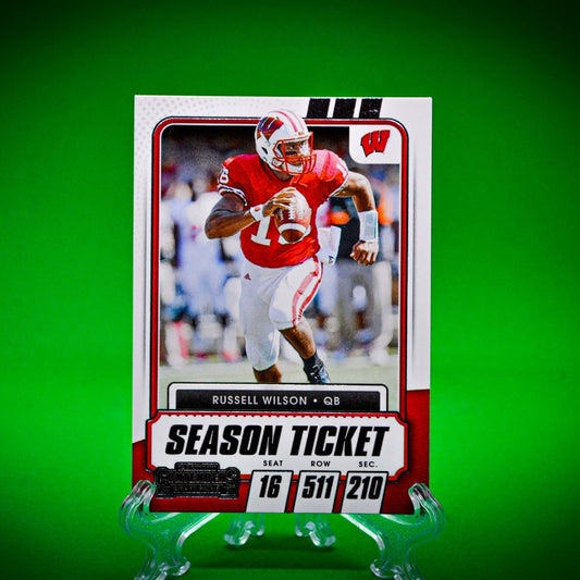 Raw Individual Card: 2021 Contenders Draft Picks Base Set - Russell Wilson (#3) - Hails Mary Cards