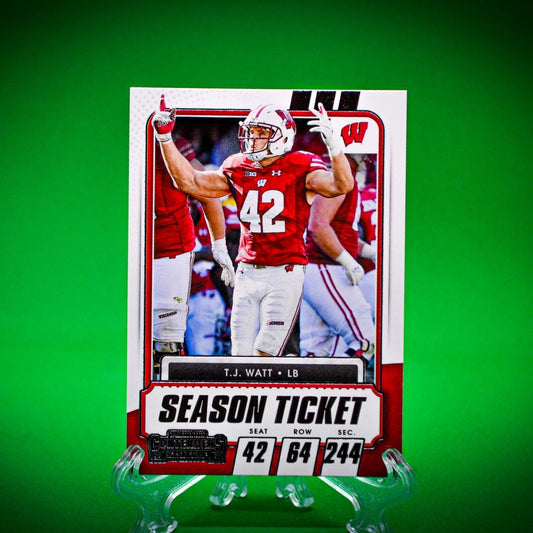 Raw Individual Card: 2021 Contenders Draft Picks Base Set - T.J. Watt (#78) - Hails Mary Cards