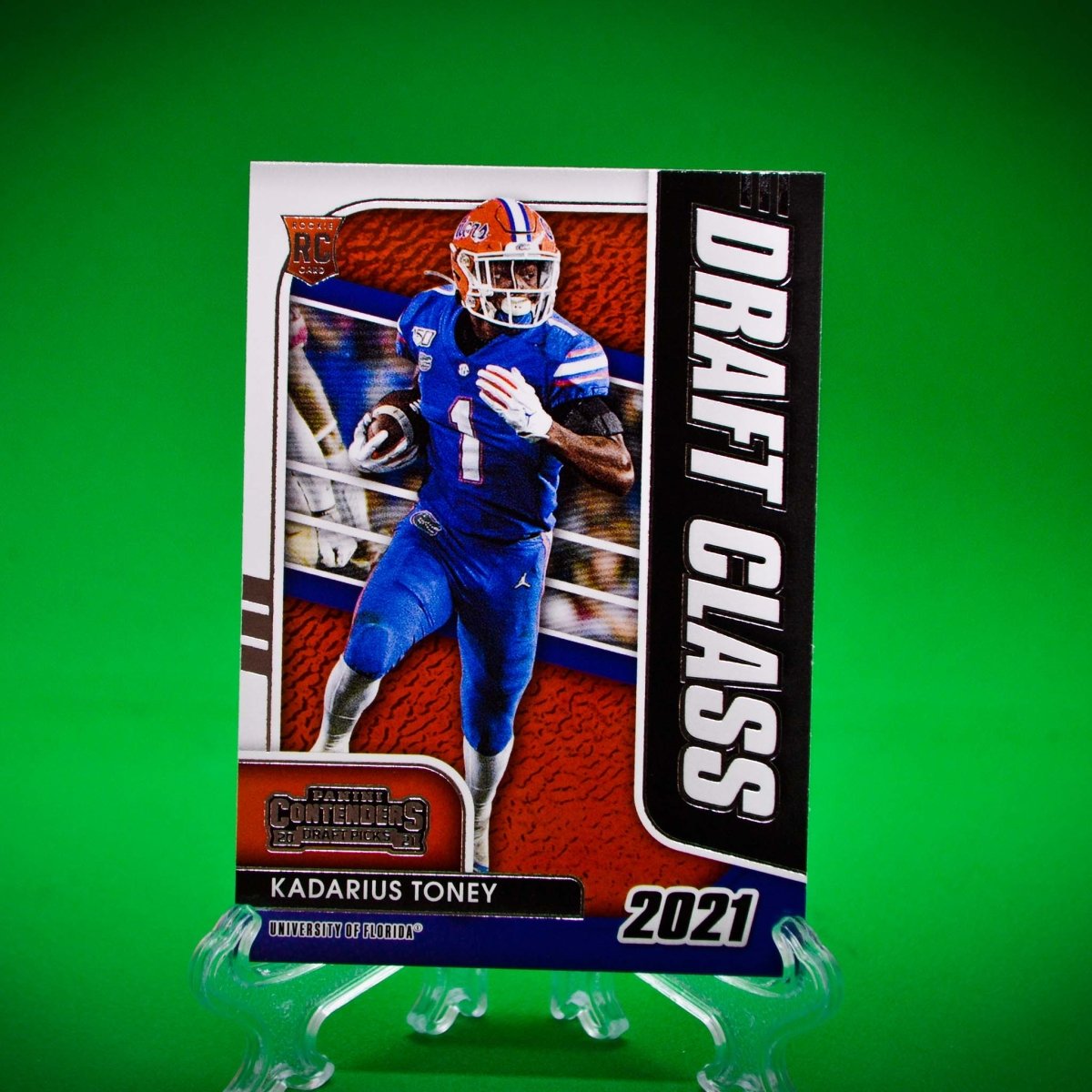 Raw Individual Card: 2021 Contenders Draft Picks Draft Class - Kadarius Tony (#26) - Hails Mary Cards