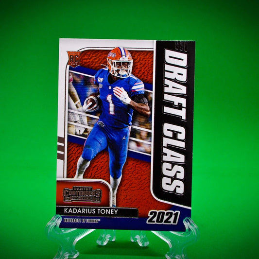 Raw Individual Card: 2021 Contenders Draft Picks Draft Class - Kadarius Tony (#26) - Hails Mary Cards