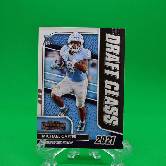 Raw Individual Card: 2021 Contenders Draft Picks Draft Class - Michael Carter (#30) - Hails Mary Cards