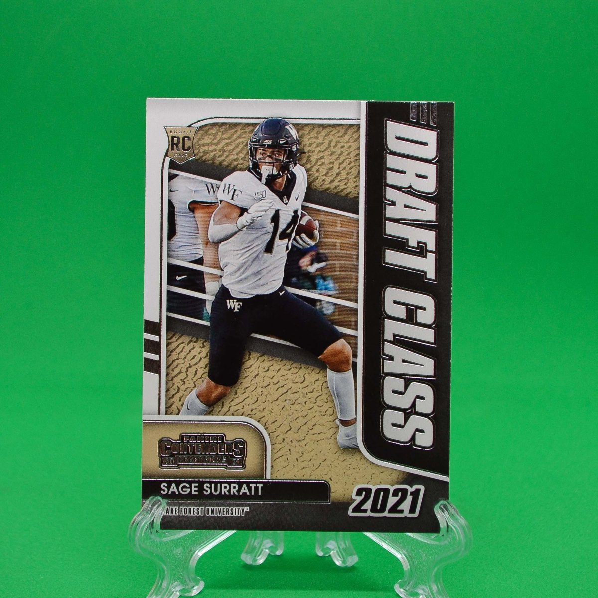 Raw Individual Card: 2021 Contenders Draft Picks Draft Class - Sage Surratt (#31) - Hails Mary Cards