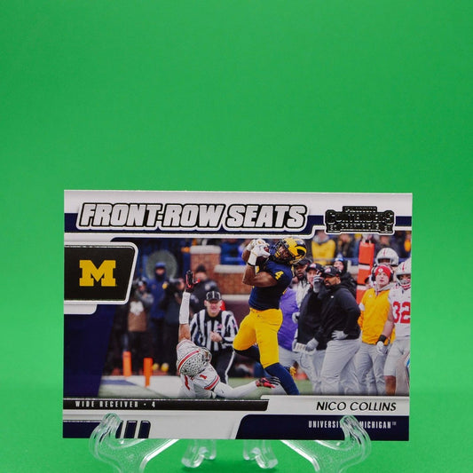 Raw Individual Card: 2021 Contenders Draft Picks Front-Row Seats - Nico Collins (#28) - Hails Mary Cards