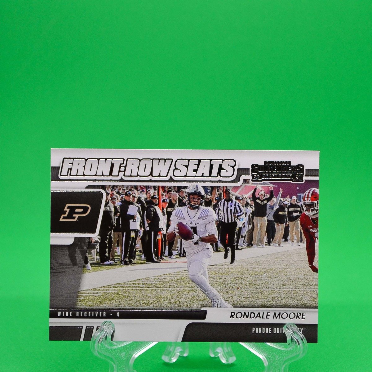 Raw Individual Card: 2021 Contenders Draft Picks Front-Row Seats - Rondale Moore (#14) - Hails Mary Cards
