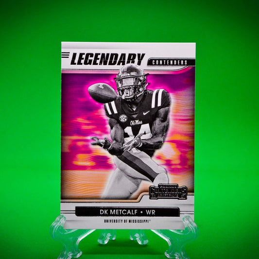 Raw Individual Card: 2021 Contenders Draft Picks Legendary - DK Metcalf (#14) - Hails Mary Cards