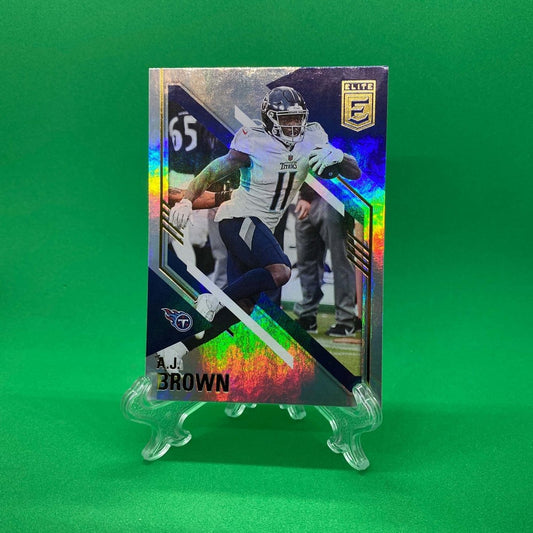 Raw Individual Card: 2021 Donruss Elite Football Base Set - A.J. Brown (#6) - Hails Mary Cards