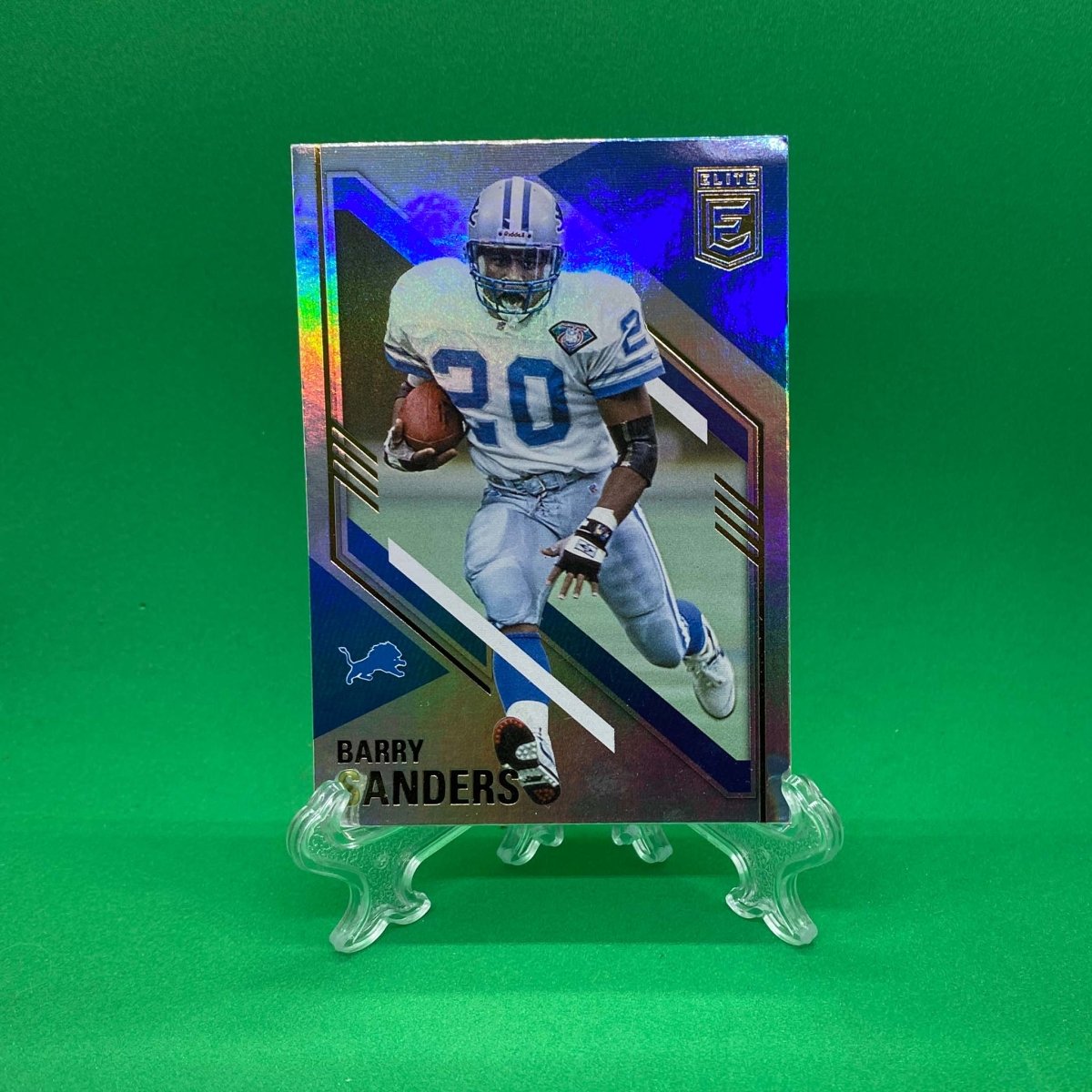 Raw Individual Card: 2021 Donruss Elite Football Base Set - Barry Sanders (#64) - Hails Mary Cards