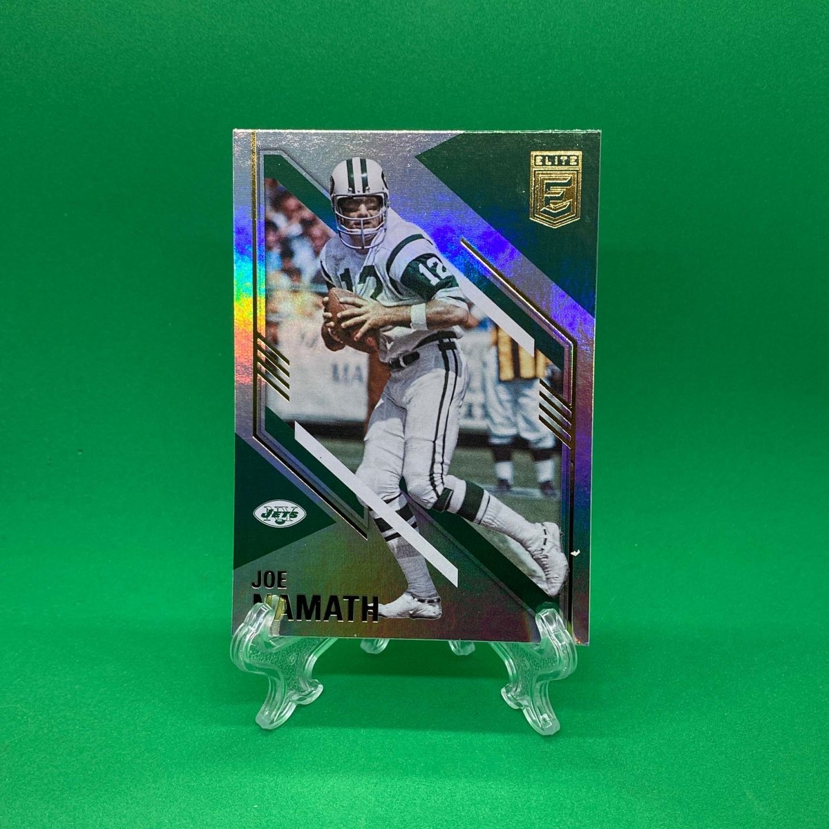 Raw Individual Card: 2021 Donruss Elite Football Base Set - Joe Namath (#18) - Hails Mary Cards