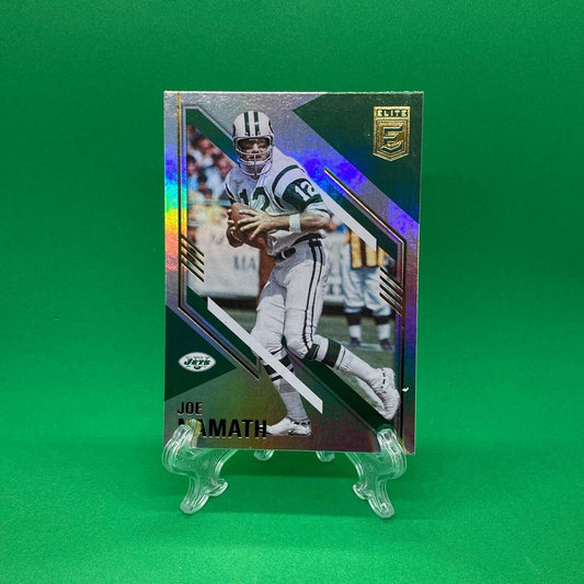Raw Individual Card: 2021 Donruss Elite Football Base Set - Joe Namath (#18) - Hails Mary Cards