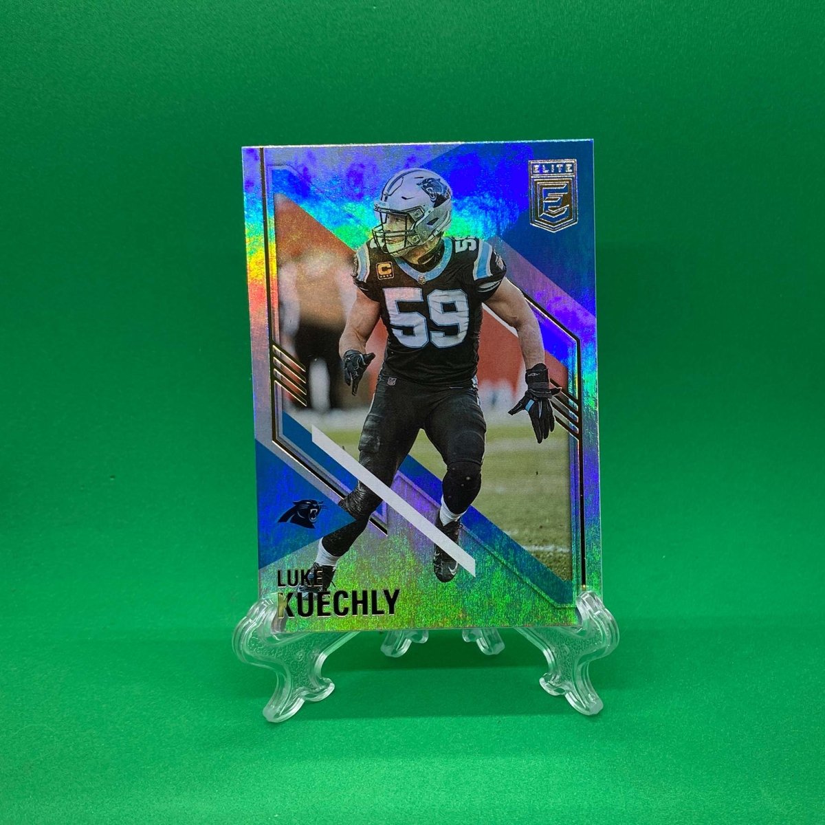 Raw Individual Card: 2021 Donruss Elite Football Base Set - Luke Kuechly (#82) - Hails Mary Cards