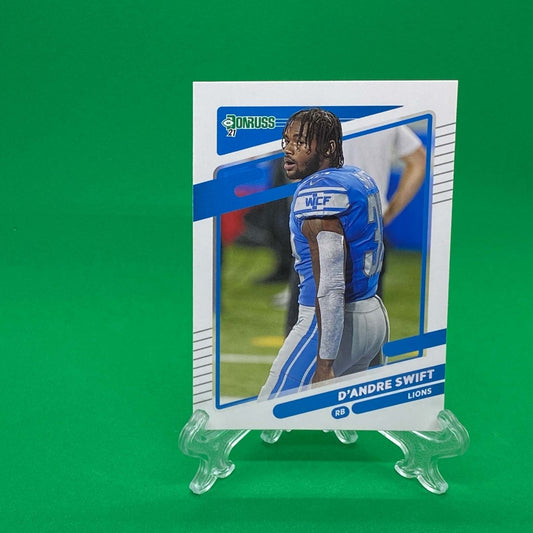 Raw Individual Card: 2021 Donruss Football Base No Helmet Photo Variation - D'Andre Swift (#171) - Hails Mary Cards