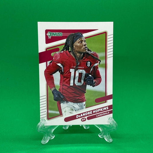 Raw Individual Card: 2021 Donruss Football Base No Helmet Photo Variation - DeAndre Hopkins (#247) - Hails Mary Cards