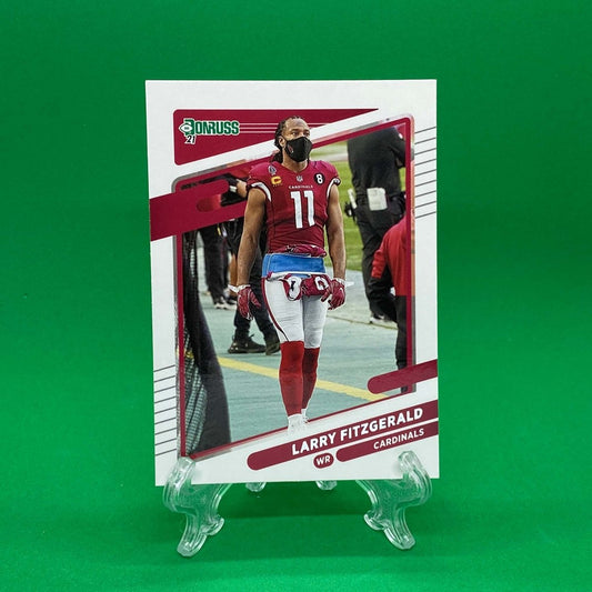 Raw Individual Card: 2021 Donruss Football Base No Helmet Photo Variation - Larry Fitzgerald (#246) - Hails Mary Cards