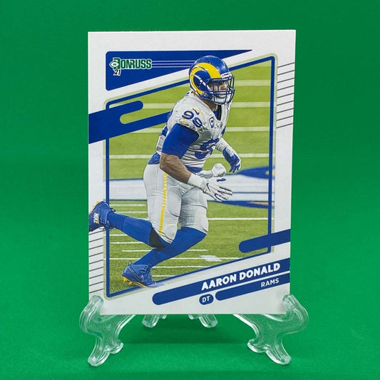 Raw Individual Card: 2021 Donruss Football Base Set - Aaron Donald (#140) - Hails Mary Cards