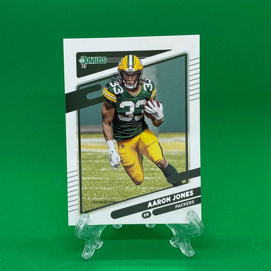 Raw Individual Card: 2021 Donruss Football Base Set - Aaron Jones (#157) - Hails Mary Cards