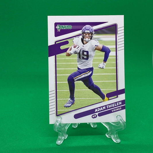 Raw Individual Card: 2021 Donruss Football Base Set - Adam Thielen (#126) - Hails Mary Cards