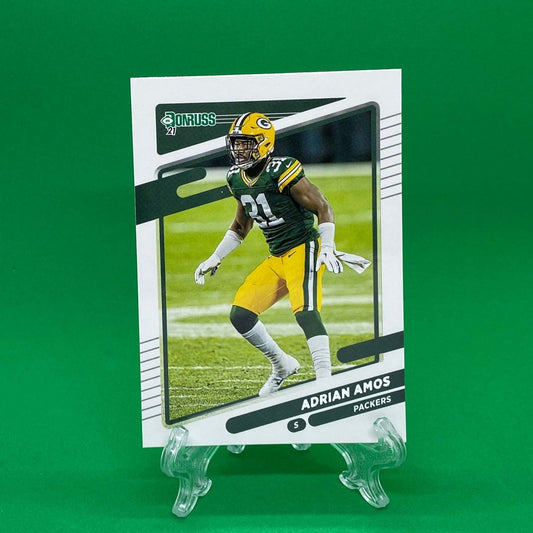 Raw Individual Card: 2021 Donruss Football Base Set - Adrian Amos (#162) - Hails Mary Cards