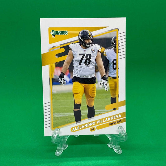 Raw Individual Card: 2021 Donruss Football Base Set - Alejandro Villanueva (#24) - Hails Mary Cards