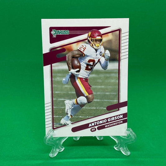 Raw Individual Card: 2021 Donruss Football Base Set - Antonio Gibson (#7) - Hails Mary Cards