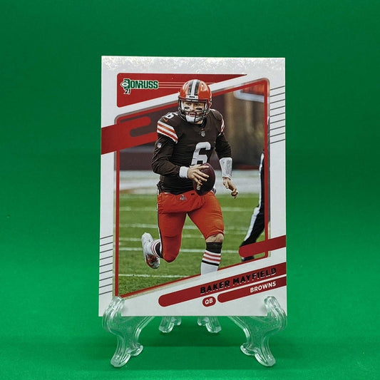 Raw Individual Card: 2021 Donruss Football Base Set - Baker Mayfield (#195) - Hails Mary Cards