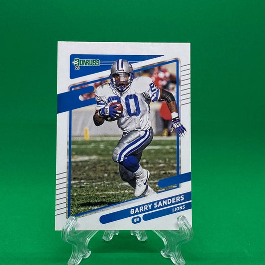Raw Individual Card: 2021 Donruss Football Base Set - Barry Sanders (#173) - Hails Mary Cards