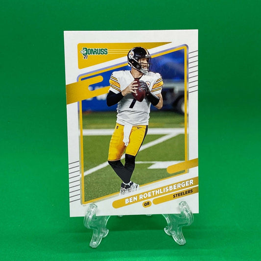 Raw Individual Card: 2021 Donruss Football Base Set - Ben Roethlisberger (#19) - Hails Mary Cards