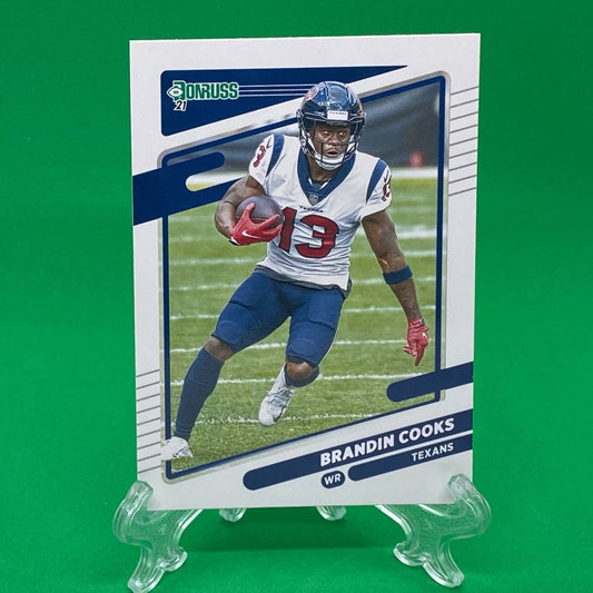 Raw Individual Card: 2021 Donruss Football Base Set - Brandin Cooks (#166) - Hails Mary Cards