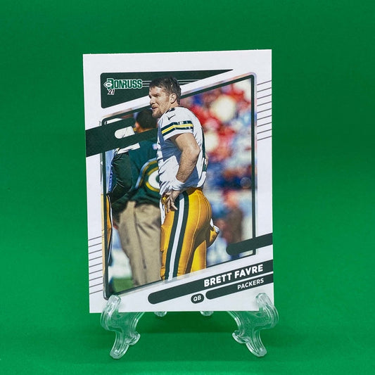 Raw Individual Card: 2021 Donruss Football Base Set - Brett Favre (#156) - Hails Mary Cards