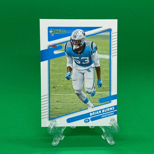 Raw Individual Card: 2021 Donruss Football Base Set - Brian Burns (#224) - Hails Mary Cards
