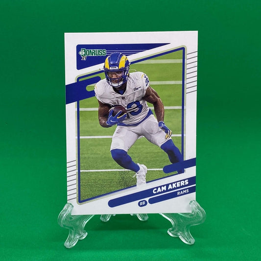 Raw Individual Card: 2021 Donruss Football Base Set - Cam Akers (#143) - Hails Mary Cards