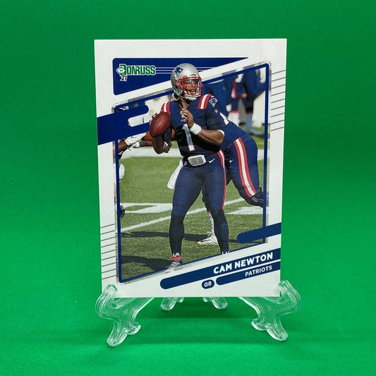 Raw Individual Card: 2021 Donruss Football Base Set - Cam Newton (#46) - Hails Mary Cards