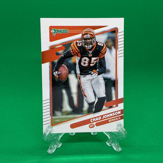 Raw Individual Card: 2021 Donruss Football Base Set - Chad Johnson (#216) - Hails Mary Cards