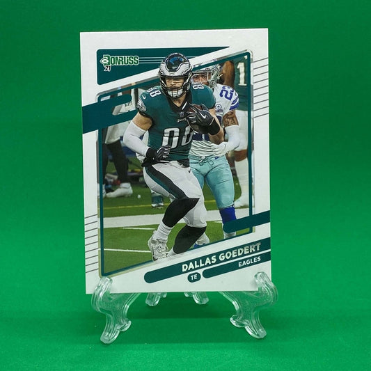 Raw Individual Card: 2021 Donruss Football Base Set - Dallas Goedert (#111) - Hails Mary Cards