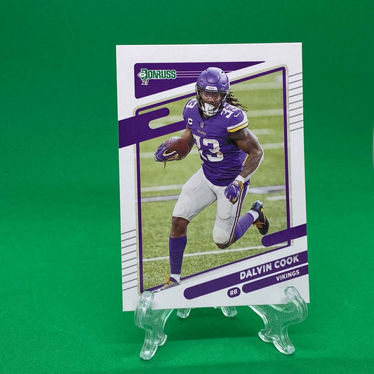 Raw Individual Card: 2021 Donruss Football Base Set - Dalvin Cook (#125) - Hails Mary Cards