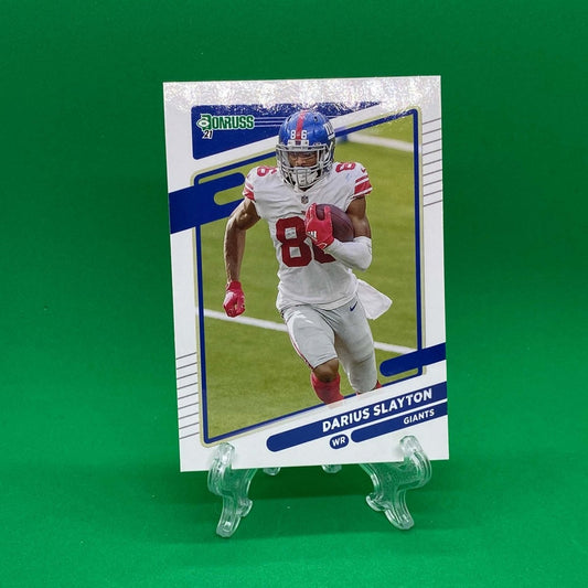 Raw Individual Card: 2021 Donruss Football Base Set - Darius Slayton (#80) - Hails Mary Cards