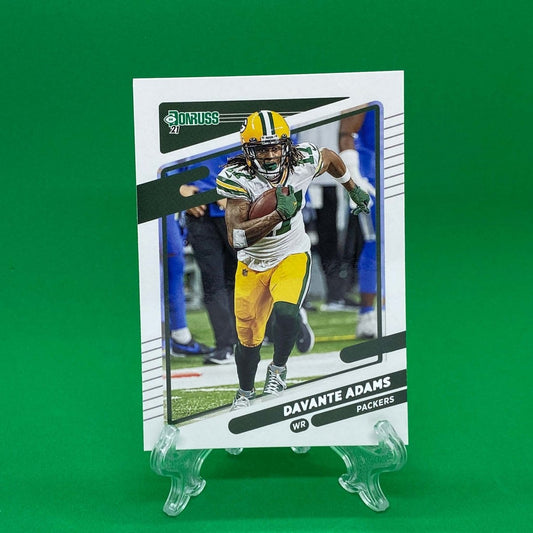 Raw Individual Card: 2021 Donruss Football Base Set - Davante Adams (#158) - Hails Mary Cards