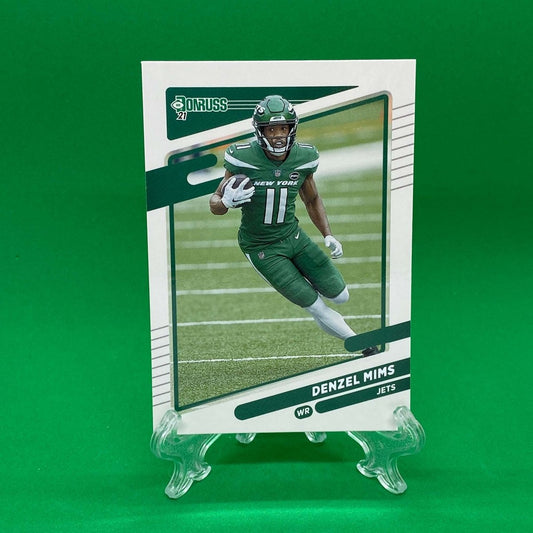 Raw Individual Card: 2021 Donruss Football Base Set - Denzel Mims (#39) - Hails Mary Cards