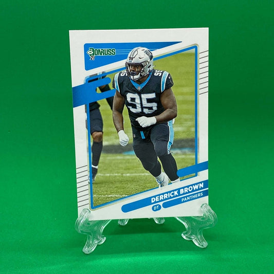 Raw Individual Card: 2021 Donruss Football Base Set - Derrick Brown (#43) - Hails Mary Cards