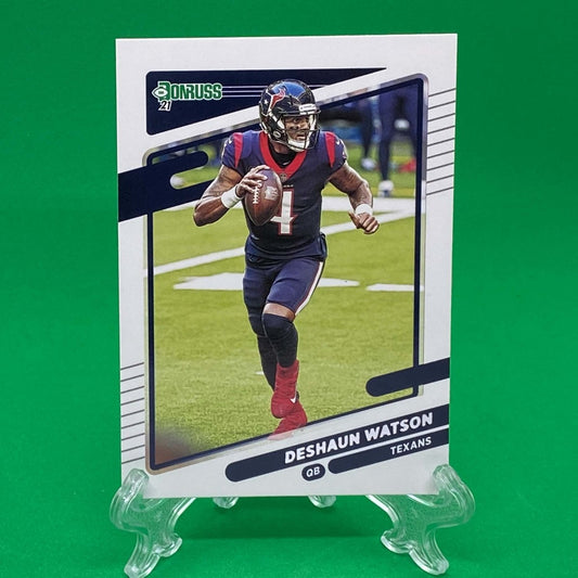 Raw Individual Card: 2021 Donruss Football Base Set - Deshaun Watson (#163) - Hails Mary Cards