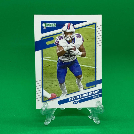 Raw Individual Card: 2021 Donruss Football Base Set - Devin Singletary (#227) - Hails Mary Cards