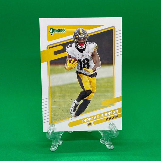 Raw Individual Card: 2021 Donruss Football Base Set - Diontae Johnson (#25) - Hails Mary Cards