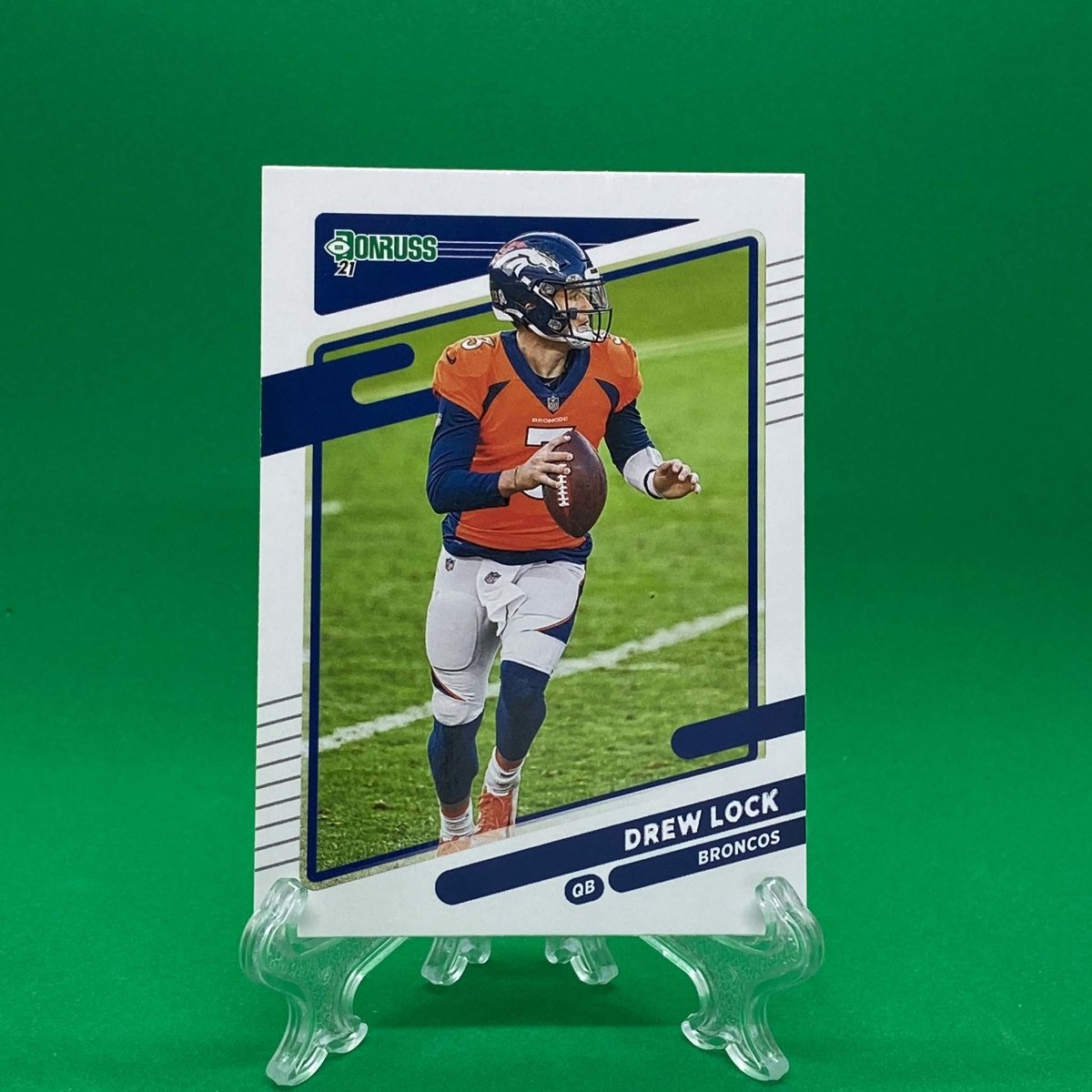 Raw Individual Card: 2021 Donruss Football Base Set - Drew Lock (#179) - Hails Mary Cards