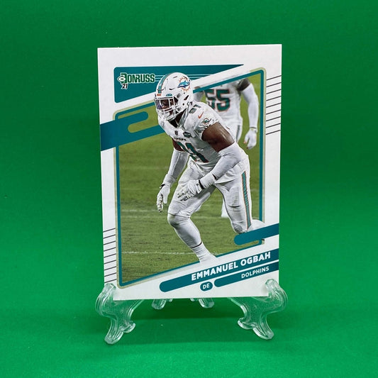 Raw Individual Card: 2021 Donruss Football Base Set - Emmanuel Ogbah (#69) - Hails Mary Cards