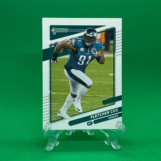 Raw Individual Card: 2021 Donruss Football Base Set - Fletcher Cox (#115) - Hails Mary Cards