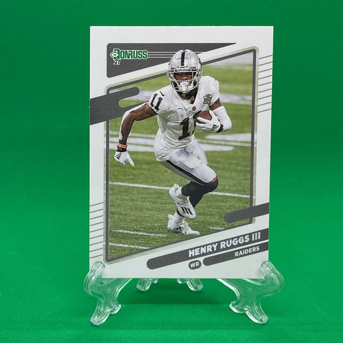 Raw Individual Card: 2021 Donruss Football Base Set - Henry Ruggs III (#90) - Hails Mary Cards