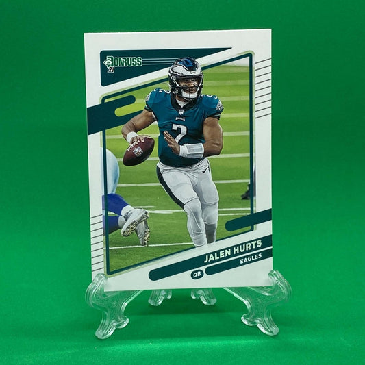 Raw Individual Card: 2021 Donruss Football Base Set - Jalen Hurts (#108) - Hails Mary Cards