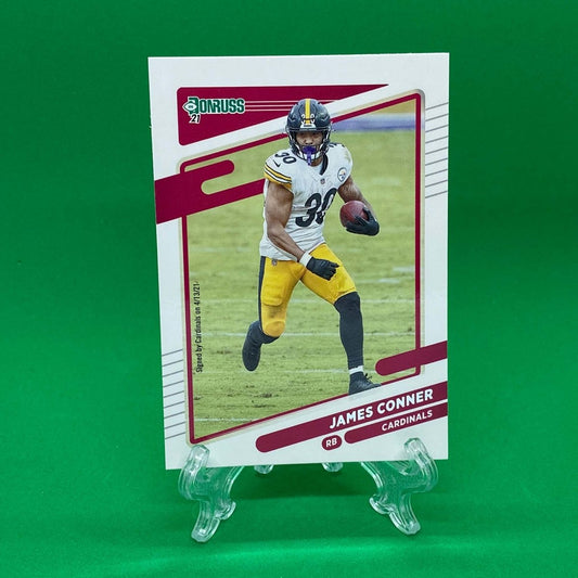 Raw Individual Card: 2021 Donruss Football Base Set - James Conner (#21) - Hails Mary Cards