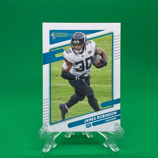 Raw Individual Card: 2021 Donruss Football Base Set - James Robinson (#132) - Hails Mary Cards
